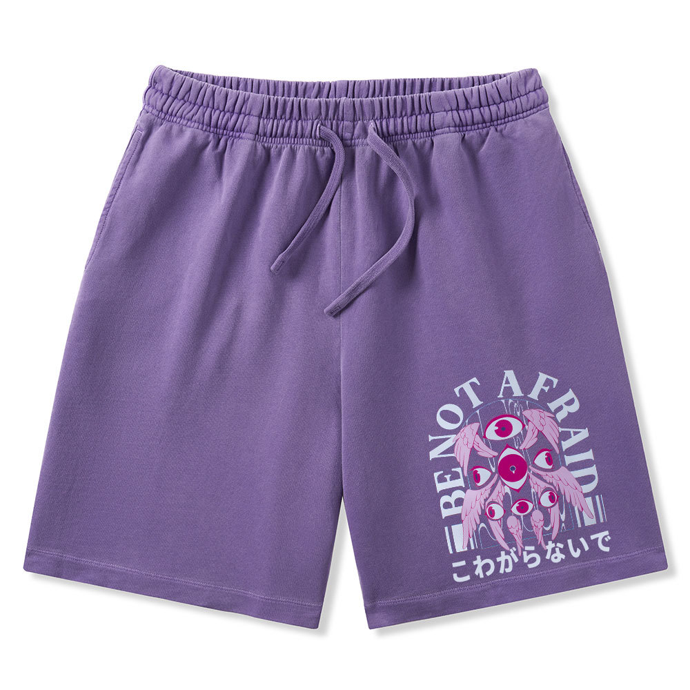Be Not Afraid Christian Washed Shorts