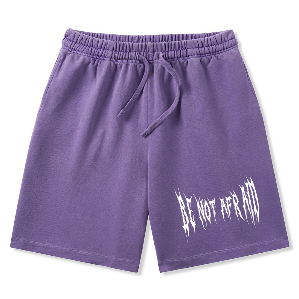 Be Not Afraid Christian Washed Shorts