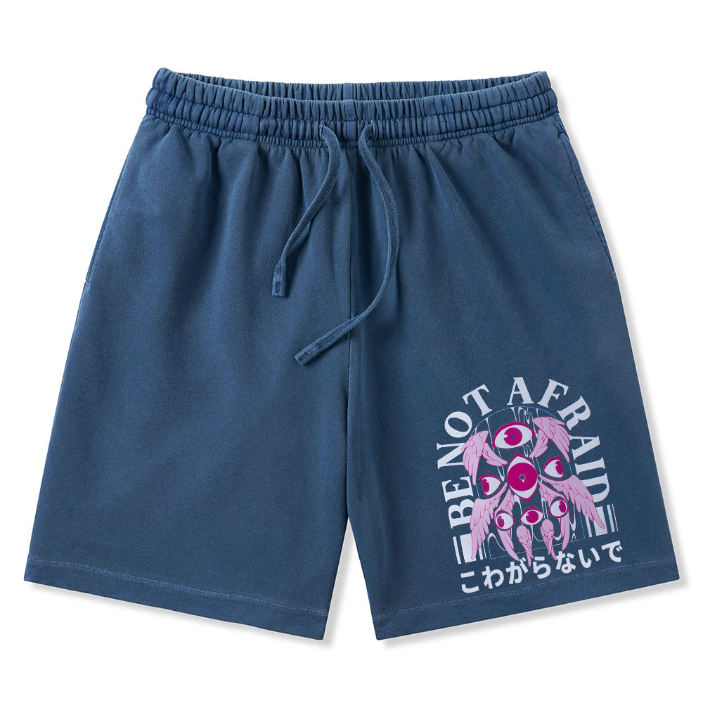 Be Not Afraid Christian Washed Shorts