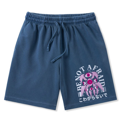 Be Not Afraid Christian Washed Shorts