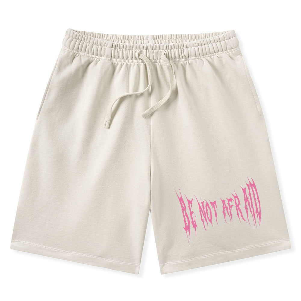 Be Not Afraid Christian Washed Shorts