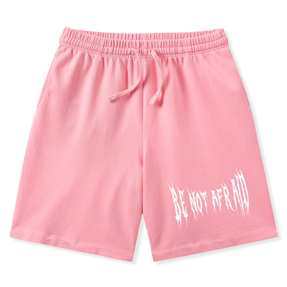 Be Not Afraid Christian Washed Shorts