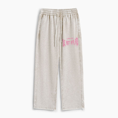 Be Not Afraid Christian Washed Sweatpants 
