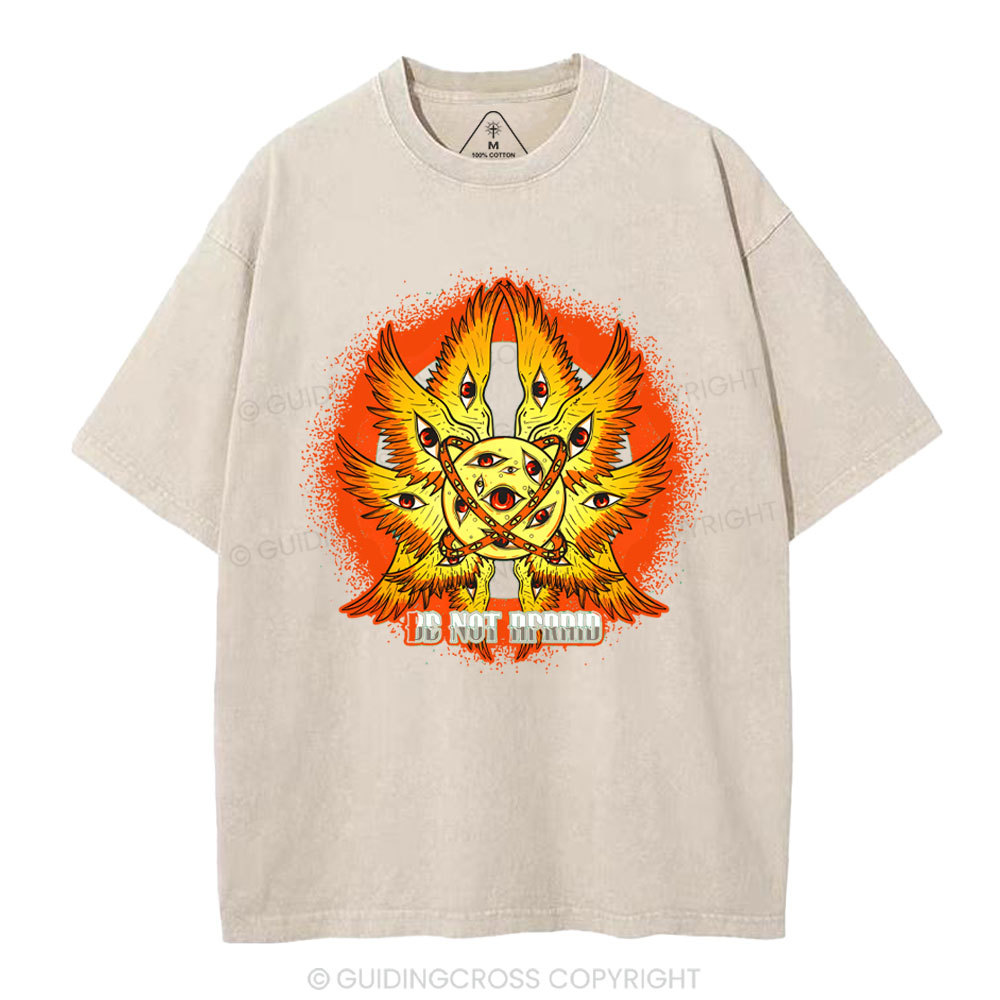 Be Not Afraid Christian Washed T-Shirt