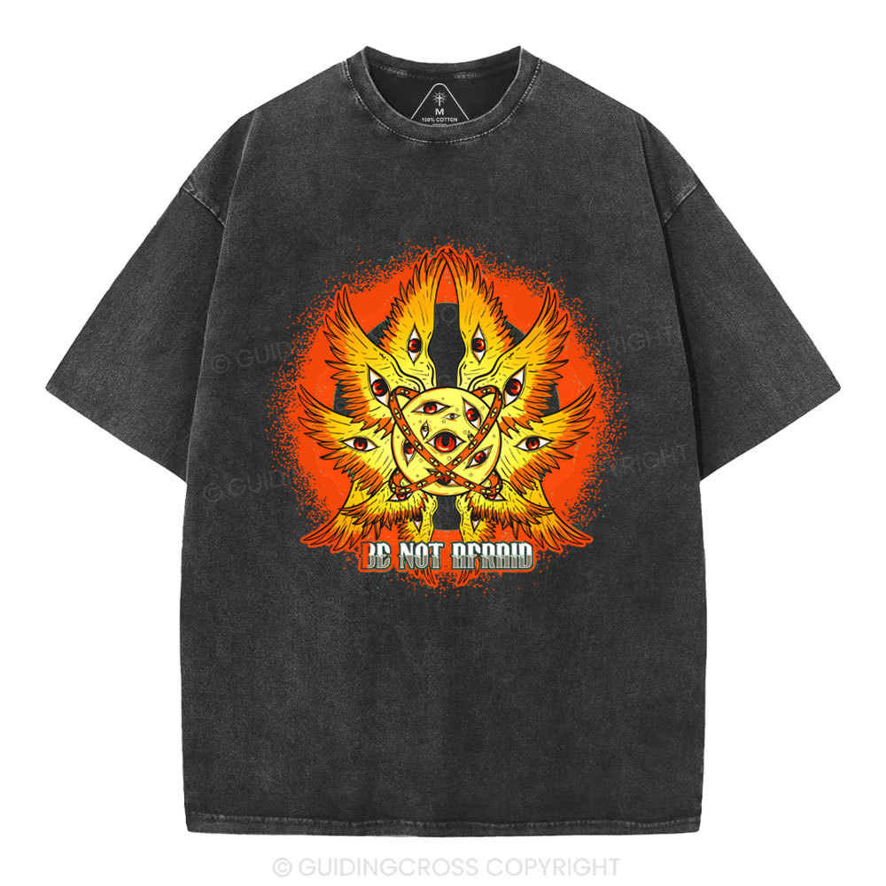 Be Not Afraid Christian Washed T-Shirt