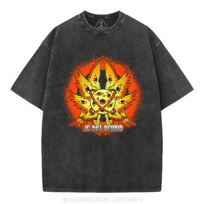 Be Not Afraid Christian Washed T-Shirt