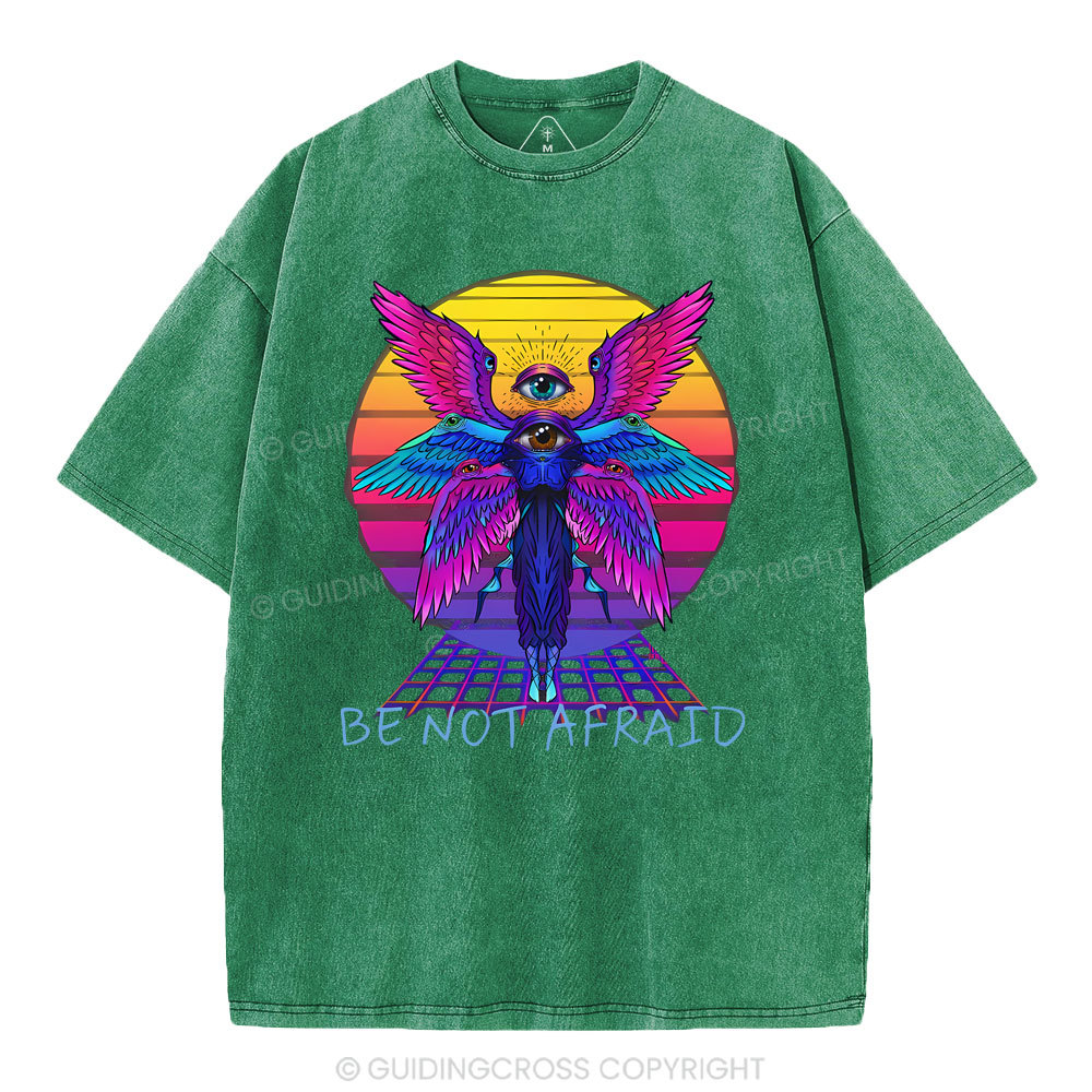 Be Not Afraid Christian Washed T-Shirt