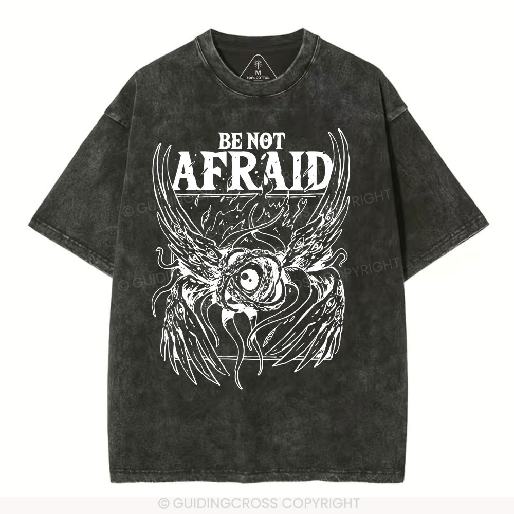 Be Not Afraid Christian Washed T-Shirt