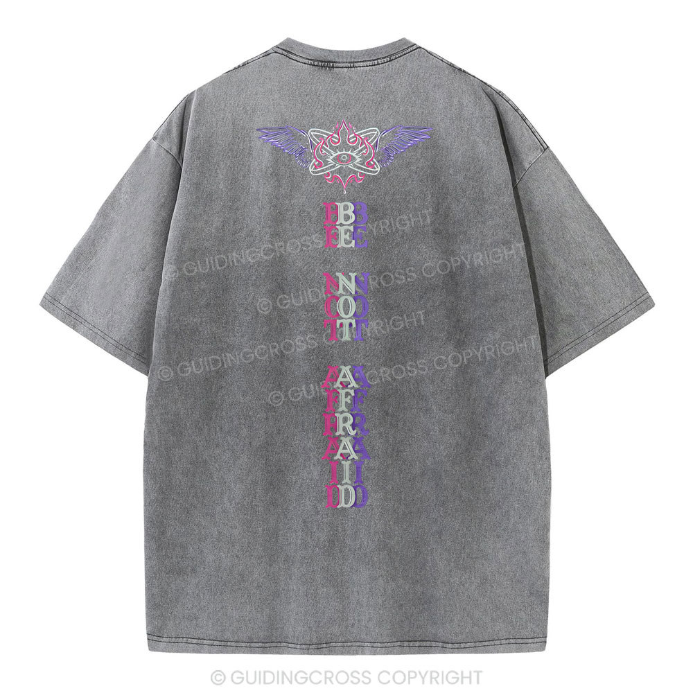 Be Not Afraid Christian Washed T-Shirt