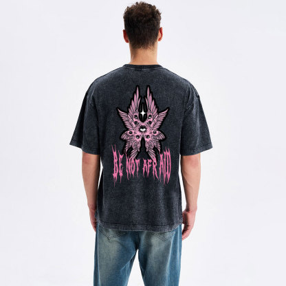 Be Not Afraid Christian Washed T-Shirt