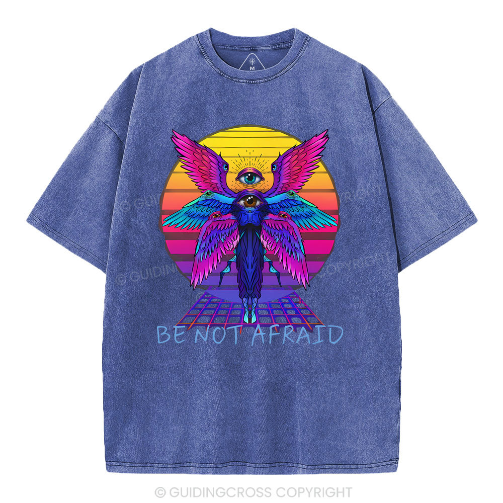 Be Not Afraid Christian Washed T-Shirt
