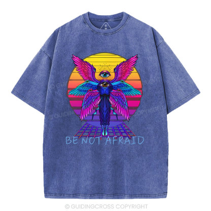 Be Not Afraid Christian Washed T-Shirt