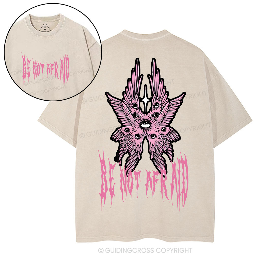 Be Not Afraid Christian Washed T-Shirt