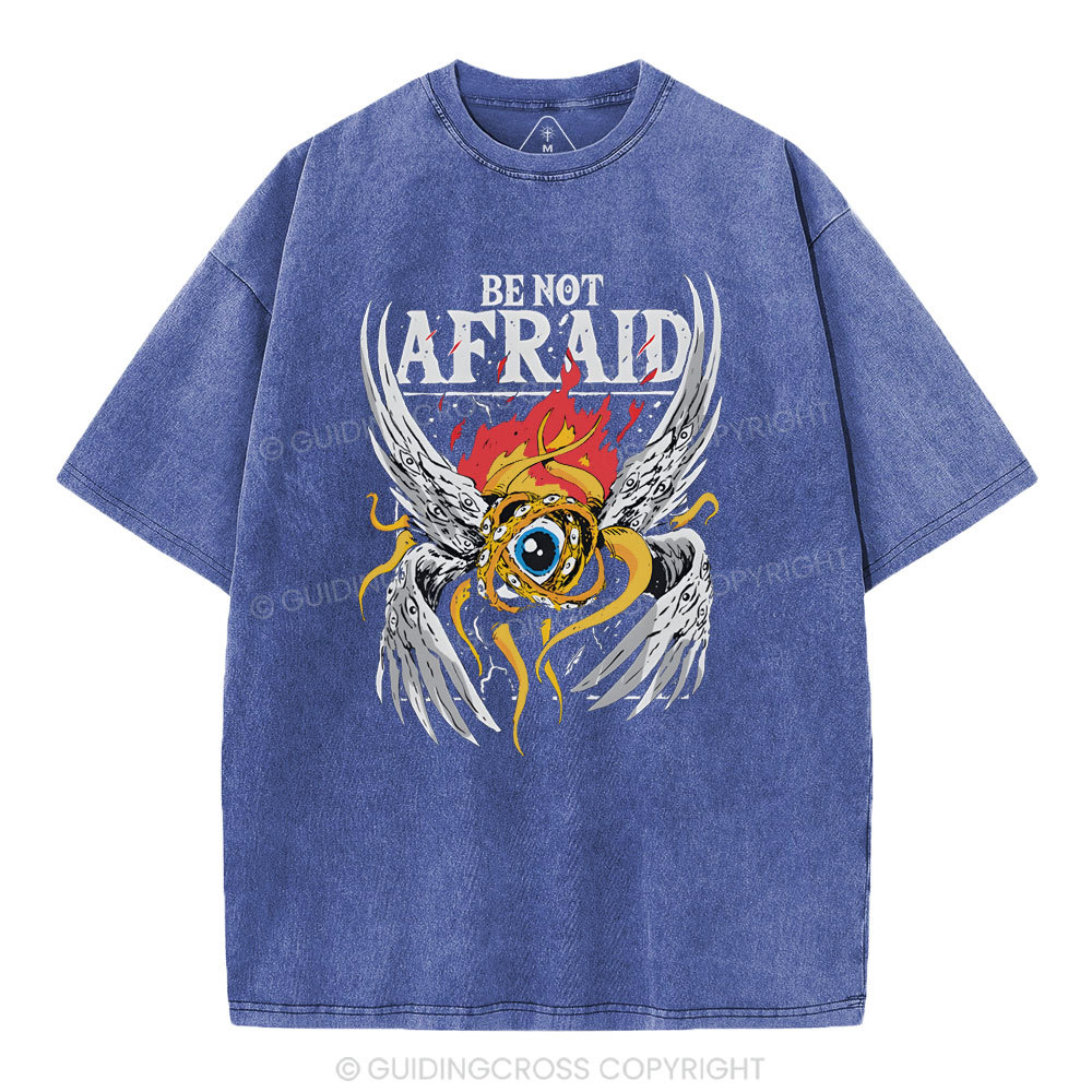 Be Not Afraid Christian Washed T-Shirt