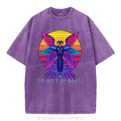 Be Not Afraid Christian Washed T-Shirt