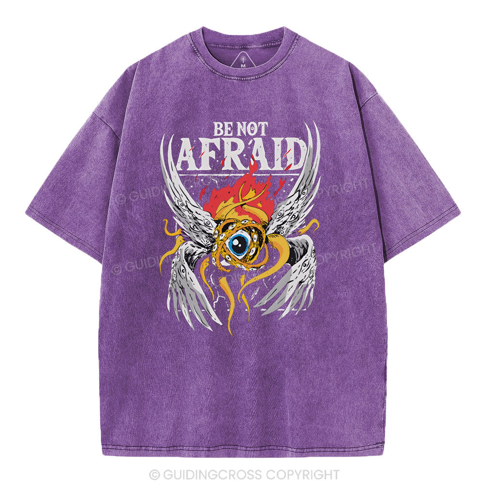 Be Not Afraid Christian Washed T-Shirt