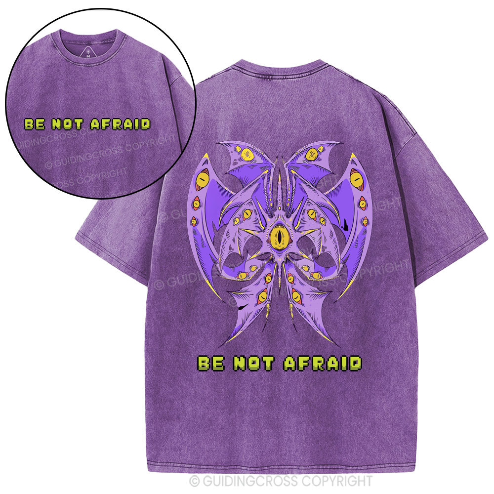 Be Not Afraid Christian Washed T-Shirt
