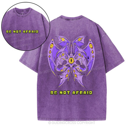 Be Not Afraid Christian Washed T-Shirt