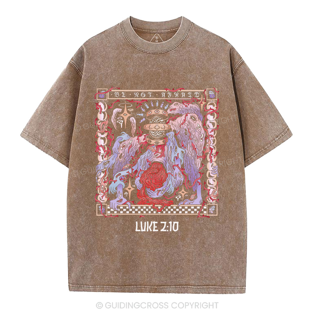 Be Not Afraid Christian Washed T-Shirt