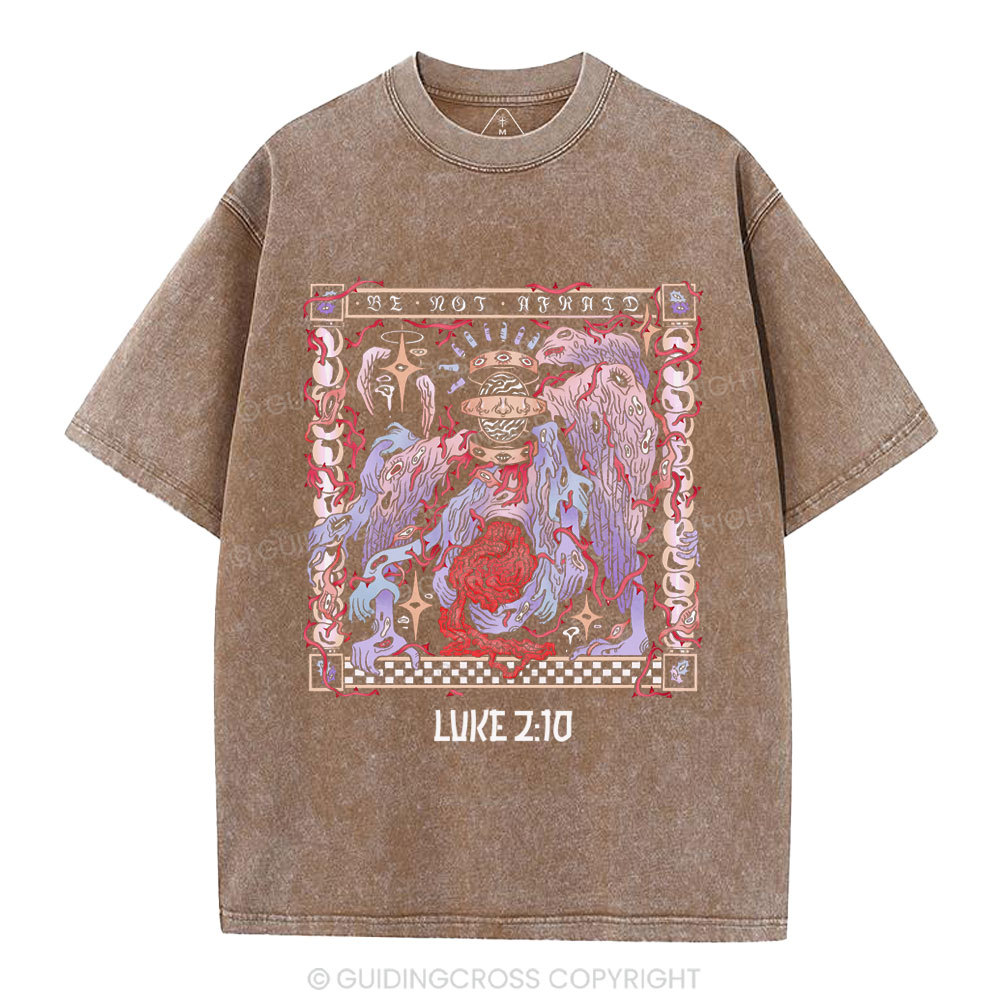 Be Not Afraid Christian Washed T-Shirt