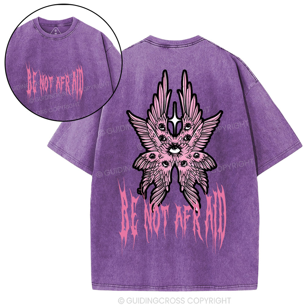 Be Not Afraid Christian Washed T-Shirt