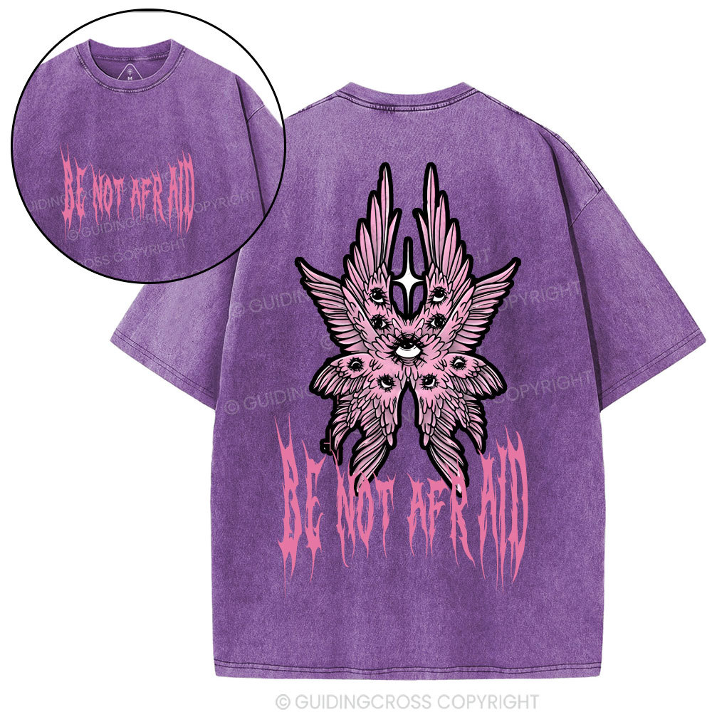 Be Not Afraid Christian Washed T-Shirt