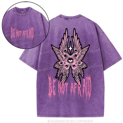 Be Not Afraid Christian Washed T-Shirt