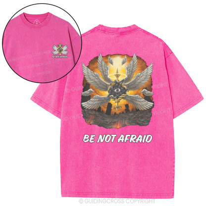 Be Not Afraid Christian Washed T-Shirt