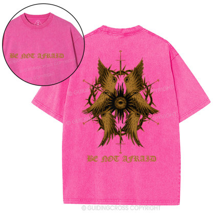 Be Not Afraid Christian Washed T-Shirt