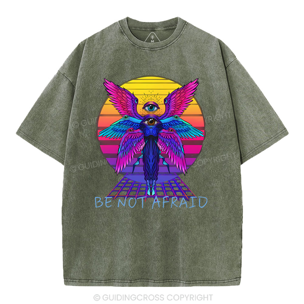 Be Not Afraid Christian Washed T-Shirt