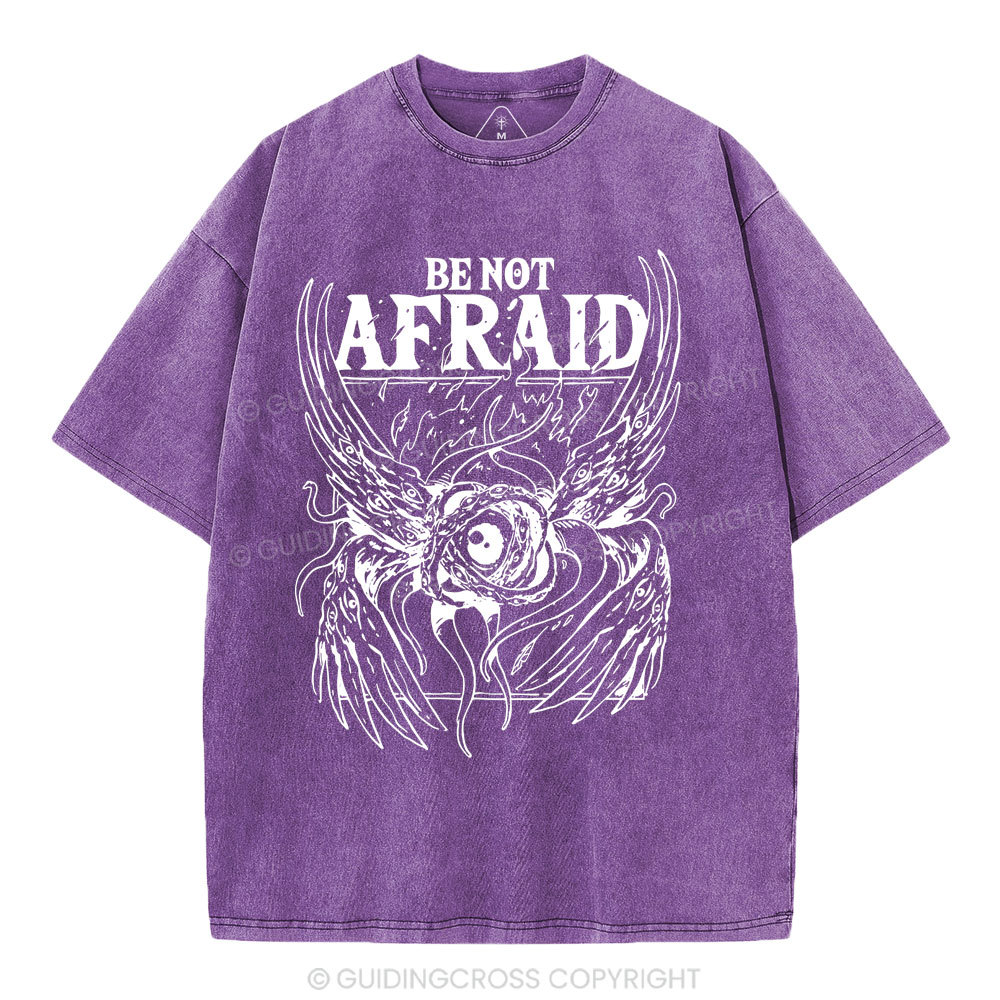 Be Not Afraid Christian Washed T-Shirt