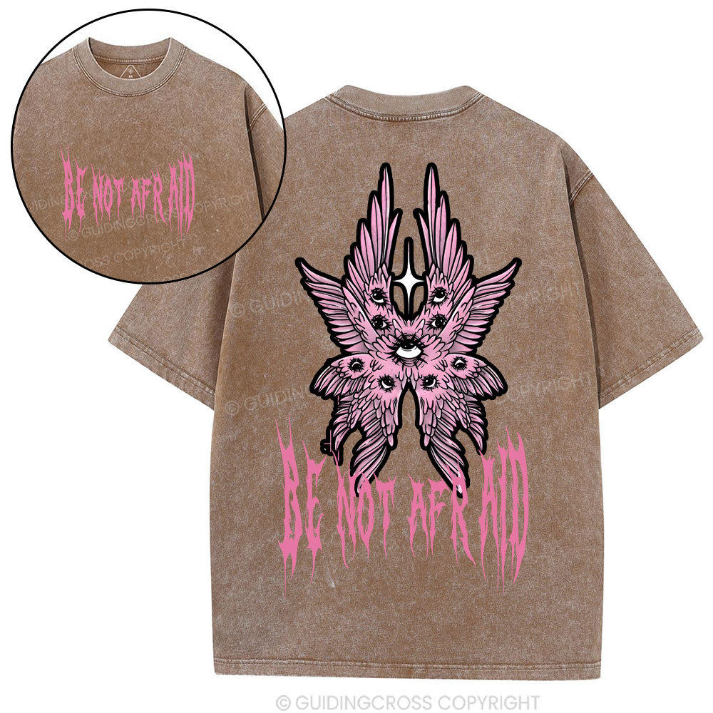 Be Not Afraid Christian Washed T-Shirt