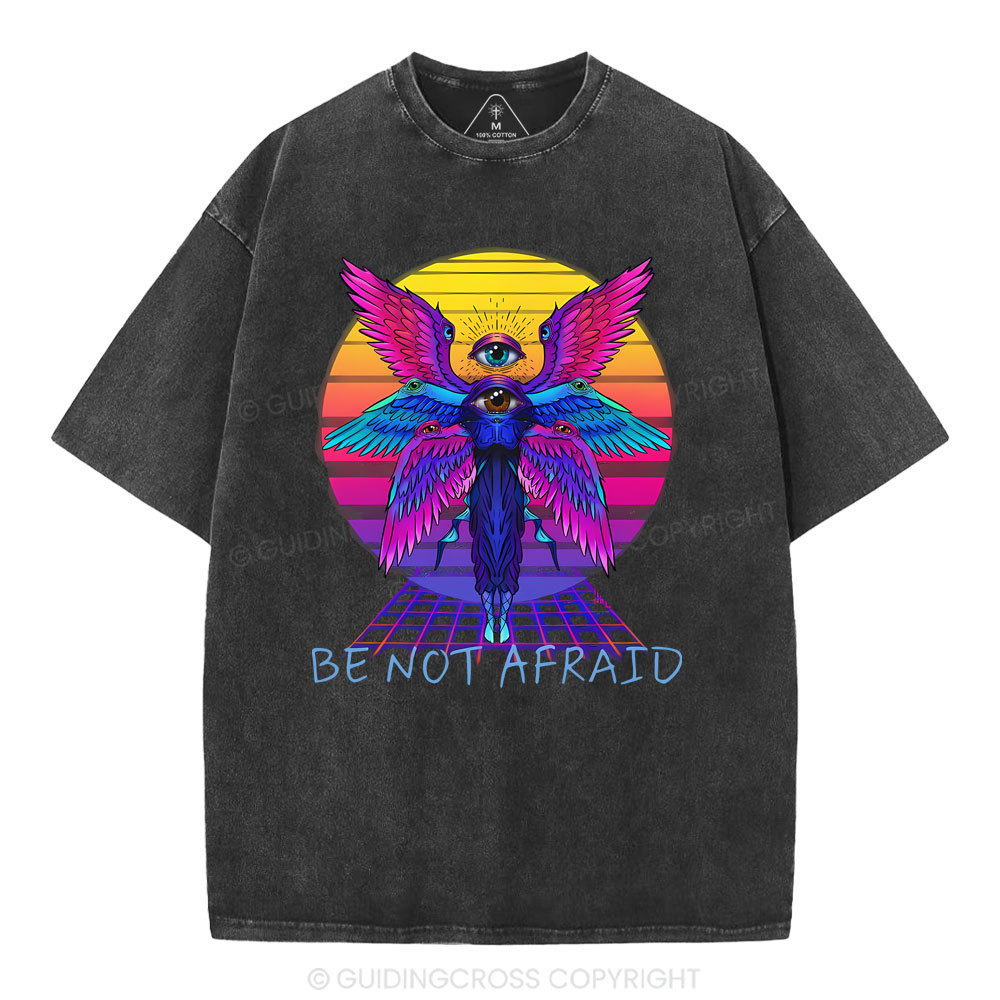 Be Not Afraid Christian Washed T-Shirt