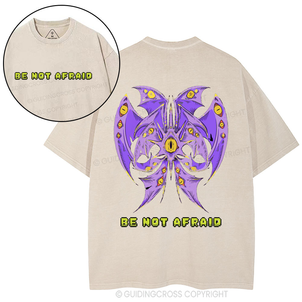 Be Not Afraid Christian Washed T-Shirt