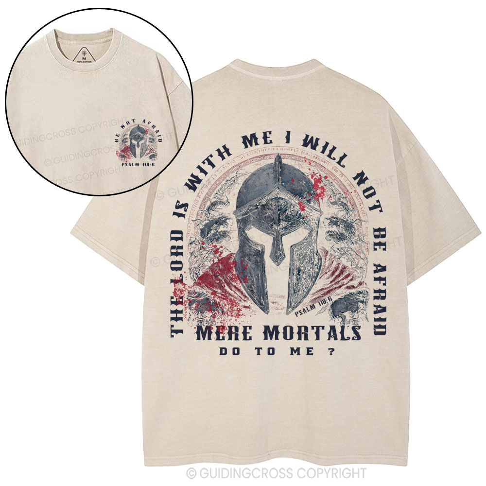 Be Not Afraid Christian Washed T-Shirt