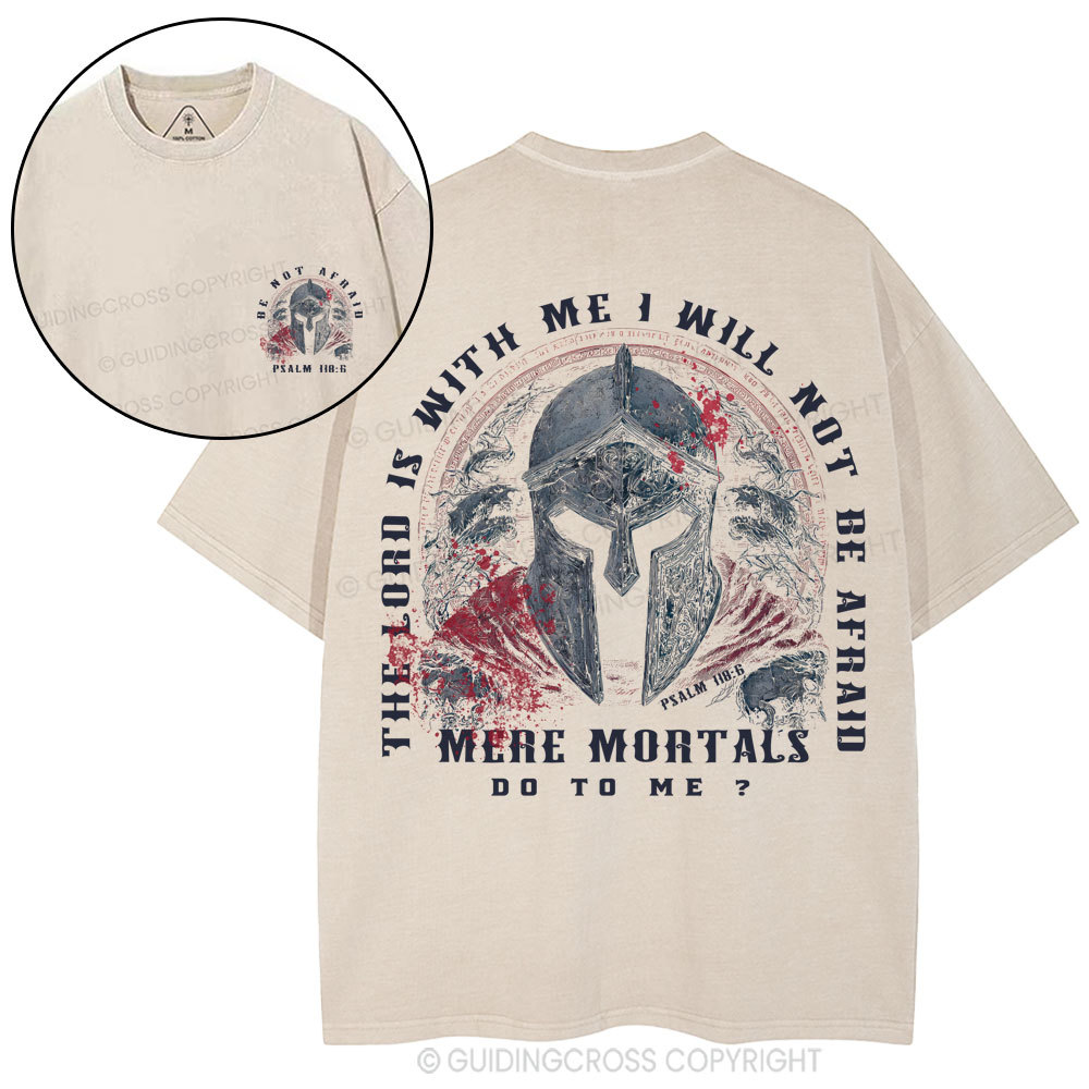 Be Not Afraid Christian Washed T-Shirt