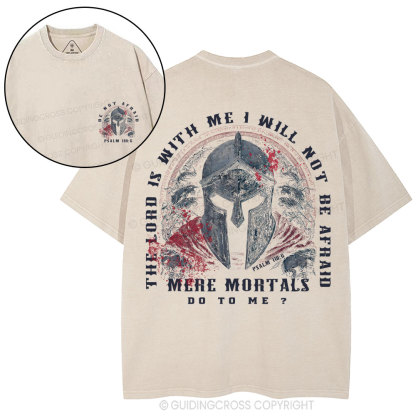 Be Not Afraid Christian Washed T-Shirt