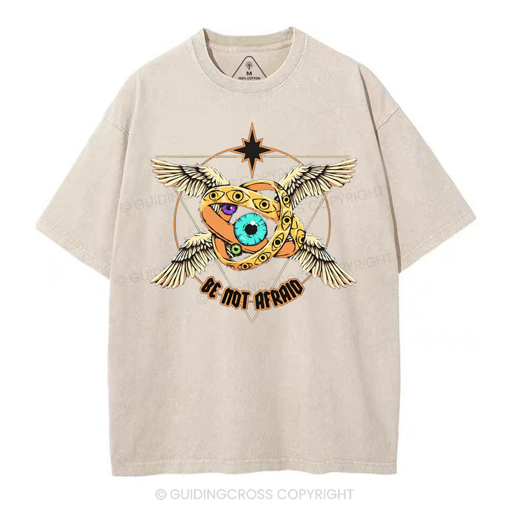 Be Not Afraid Christian Washed T-Shirt