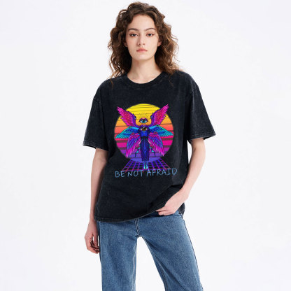 Be Not Afraid Christian Washed T-Shirt