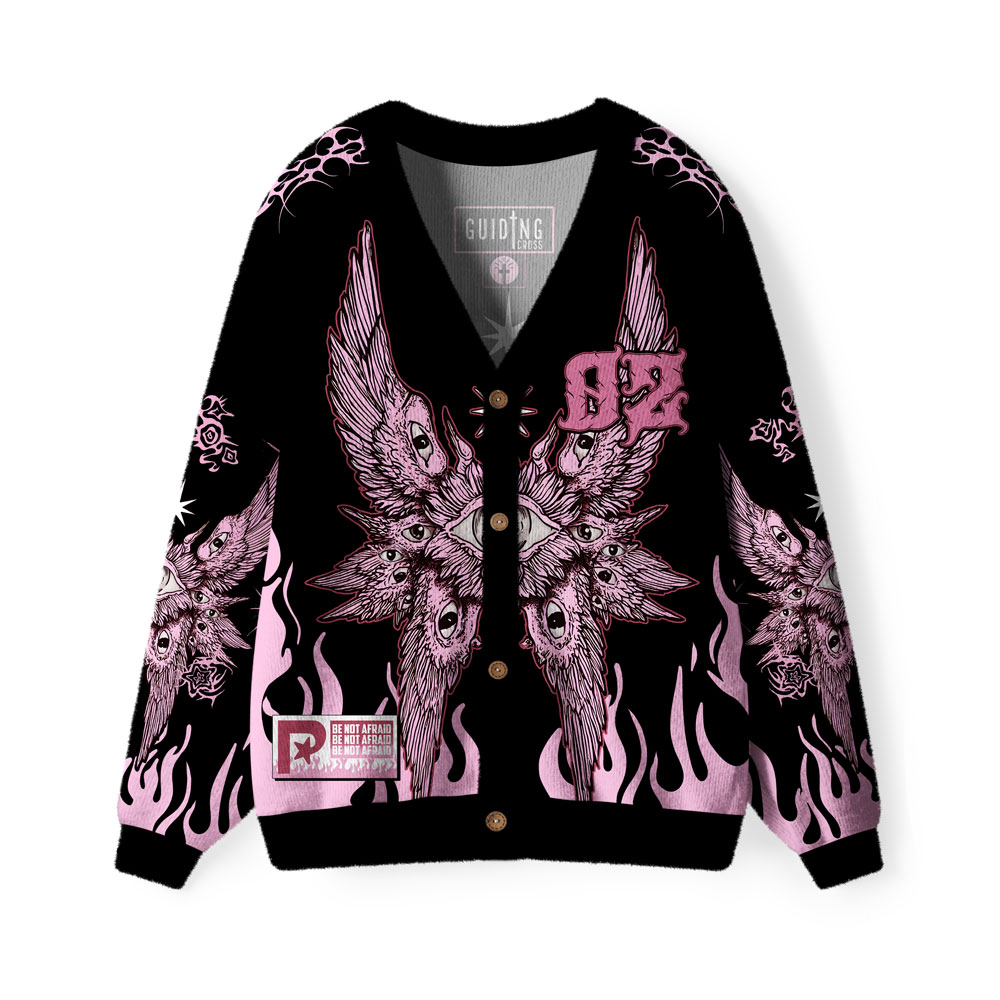 Be Not Afraid Furry Christian Lightweight Cardigan