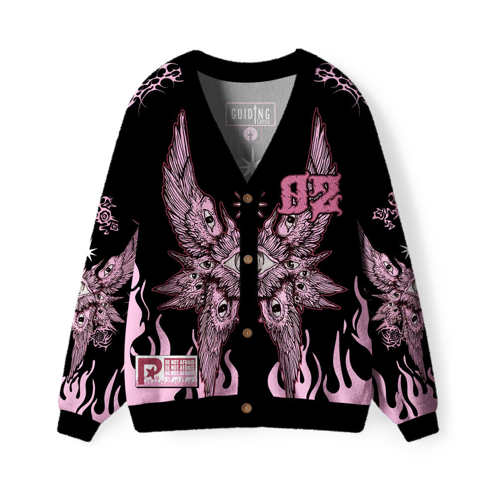 Be Not Afraid Furry Christian Lightweight Cardigan