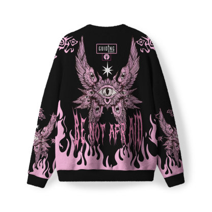 Be Not  Afraid Furry Christian Lightweight Sweater