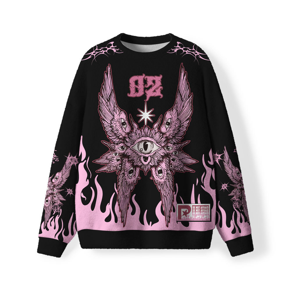 Be Not  Afraid Furry Christian Lightweight Sweater