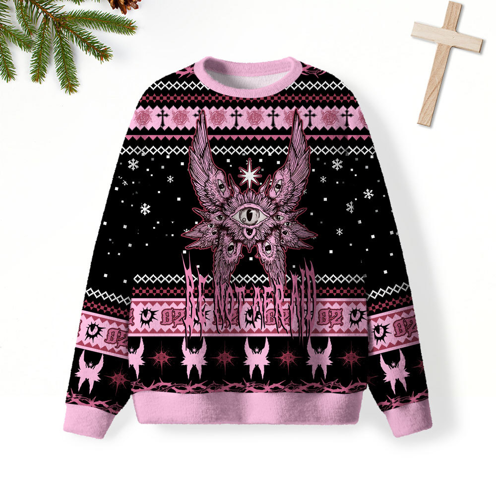 Be Not Afraid Furry Christian Lightweight Sweater