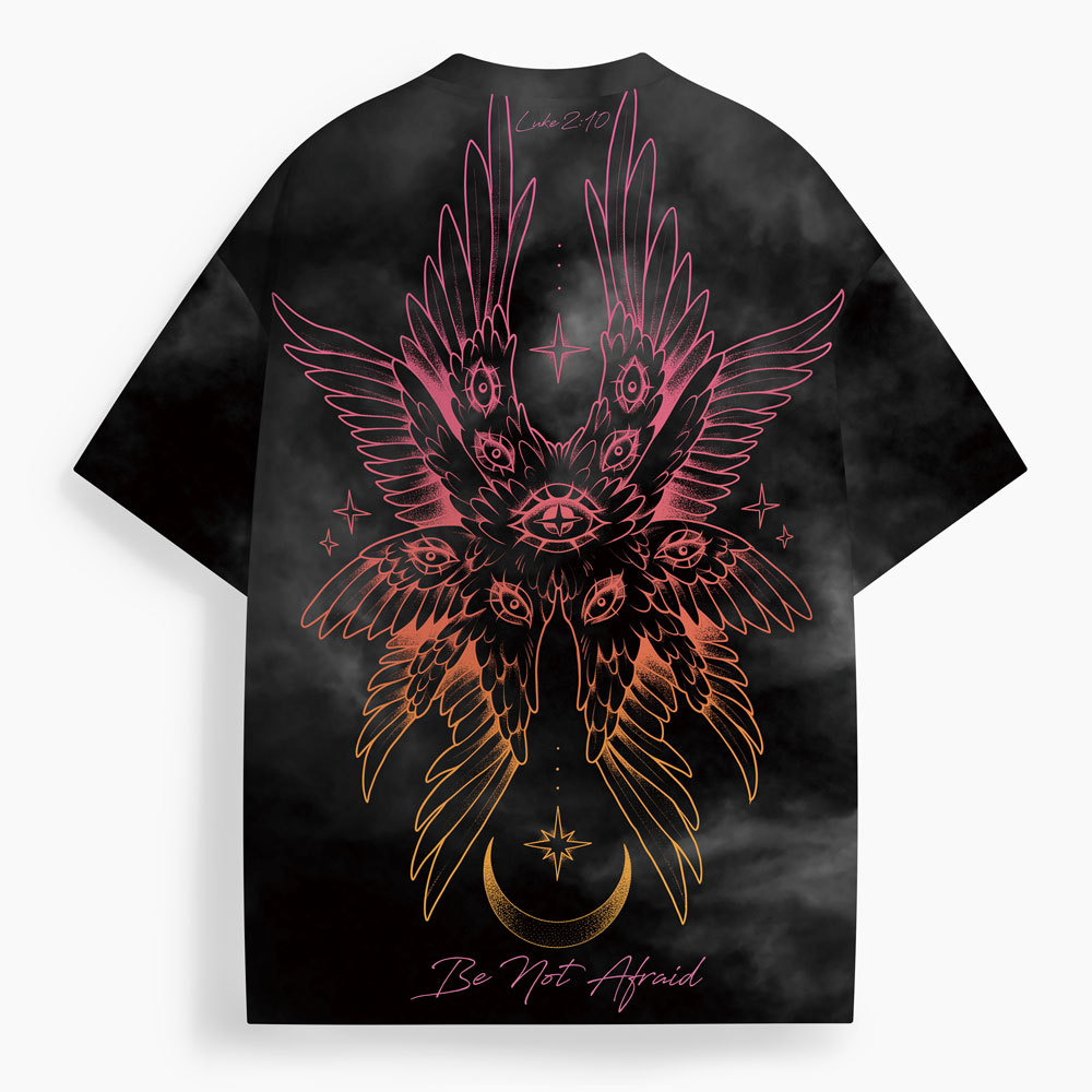 Be Not Afraid Oversized All-Over Print Christian T-Shirt