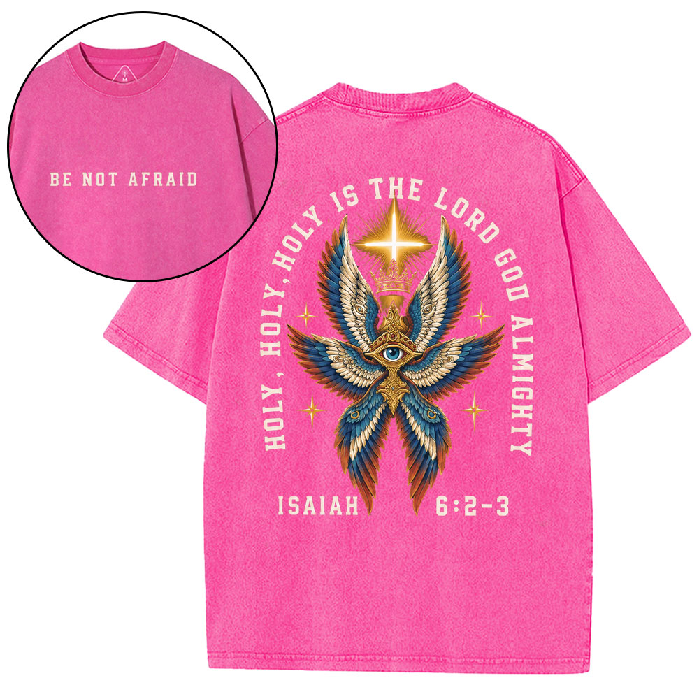 Be Not Afraid Christian Washed T-Shirt