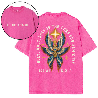 Be Not Afraid Christian Washed T-Shirt