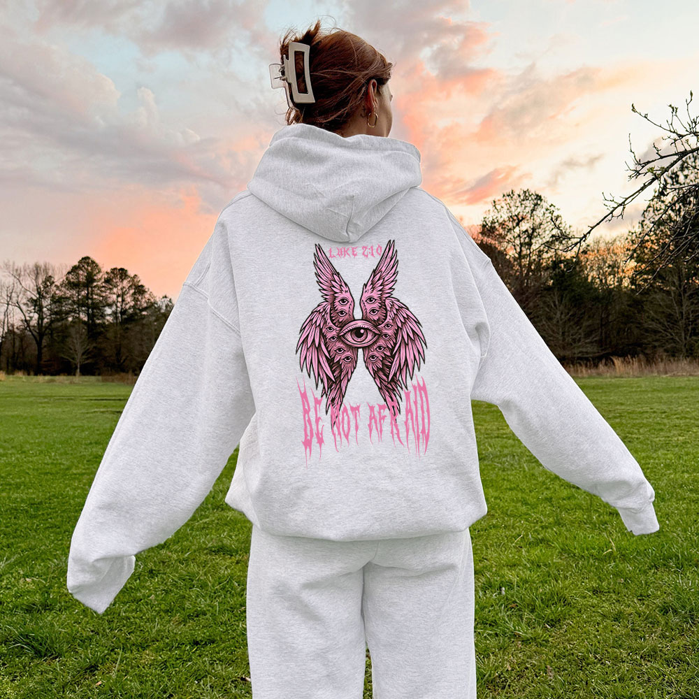 Be Not Afraid Seraphim Christian Fleece Hoodie Set