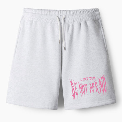 Be Not Afraid Seraphim Christian Fleece Shorts