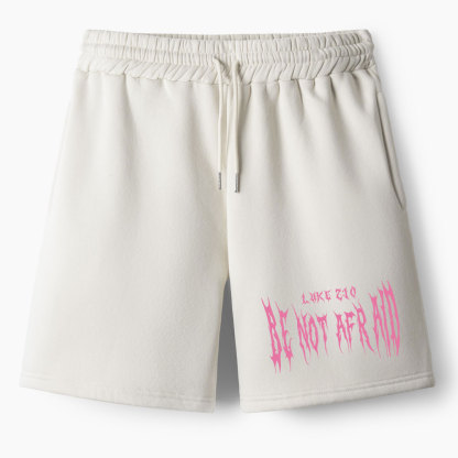 Be Not Afraid Seraphim Christian Fleece Shorts